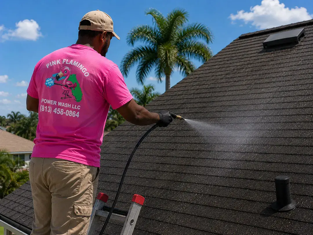 Why Soft Washing Often Outperforms Traditional Pressure Washing Soft Washing vs Pressure Washing a Roof